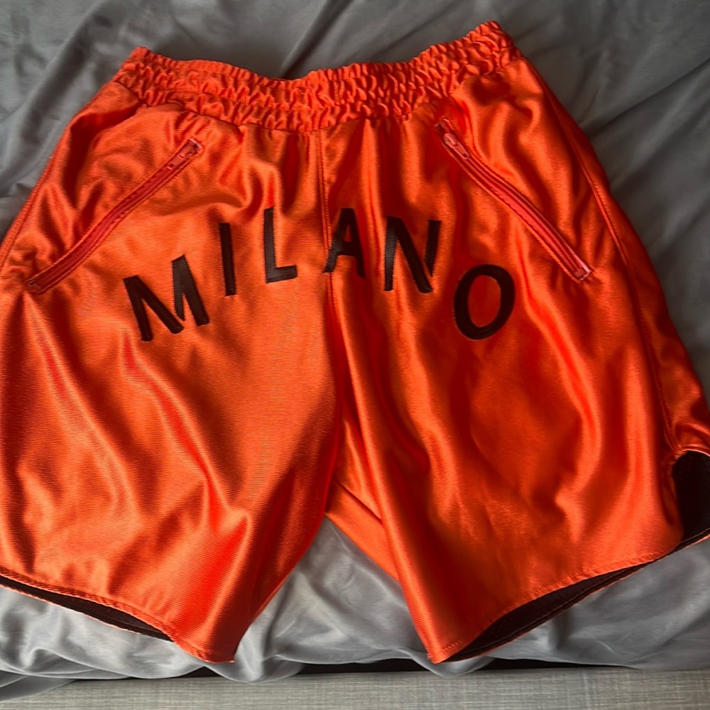 Shorts Milano di rouge orange&black